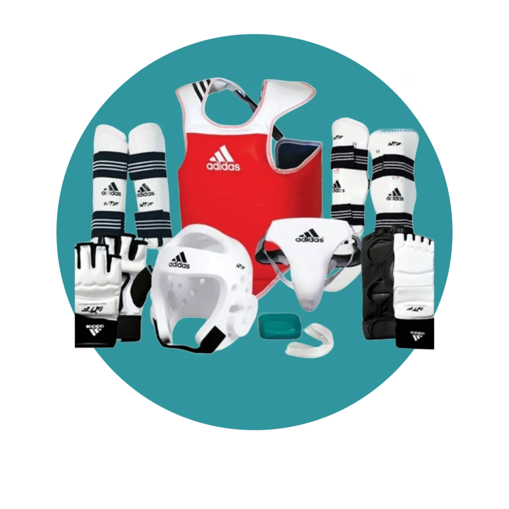 ست لوازم تکواندو - تجهیزات ورزشی آراوازا